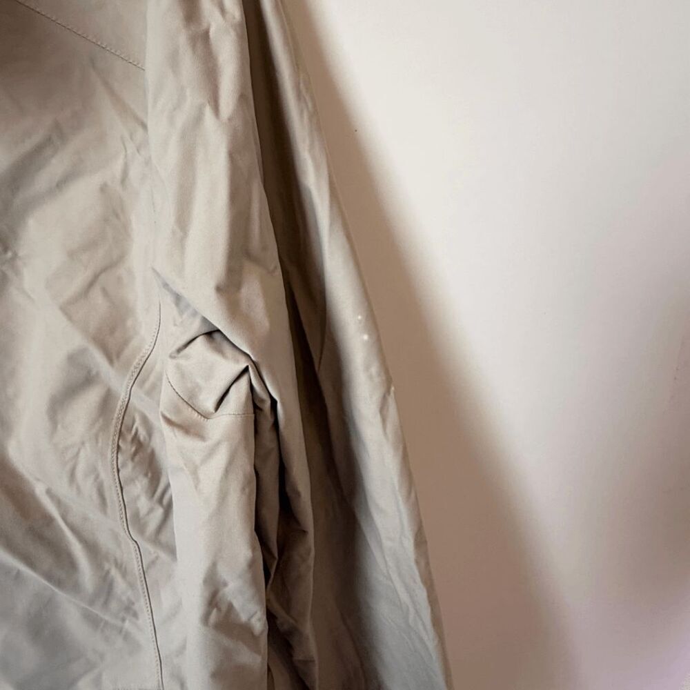 Mountain Hard Wear Women's Full-Zip Mock Neck Trench Coat Beige Size Large - Picture 6 of 8